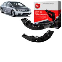 Suporte Guia Parachoque New Civic 2007 Até 2011 Dianteiro