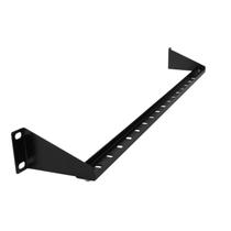 Suporte Guia Traseira Passa Cabo Perfurada para Patch Panel Preta - PATCH0001 Suporte Guia Traseira Passa Cabo Perfurada para Patch Panel Preta - PATCH0001