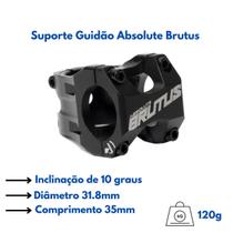 Suporte Guidão Bike MTB Alumínio Absolute Brutus 31.8x35mm