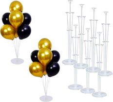 Suporte Haste De Balões Bexigas Base C/ Varetas Haste 70cm