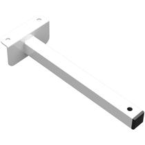 Suporte Haste De Refletor Led Fachada 20 CM Branco Base L Suporte Haste De Refletor Led Fachada 20 CM Branco Base L