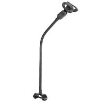 Suporte Haste Flexivel 45cm Com Clamp Tipo Base Morsa E Cachimbo LHM-45 Luminos