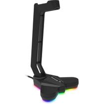 Suporte Headset Fortrek Vickers RGB Preto