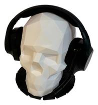 Suporte Headset Gamer Headphone Fone Ouvido Parede Skull