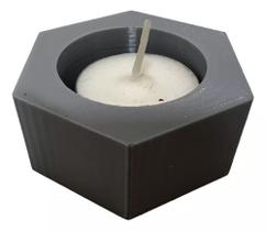 Suporte Hexagonal Para Vela Decorativa