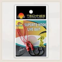 Suporte hook live bait technes - c/ 02 unid