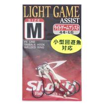 Suporte Hook Shout Light Game Assist Tamanho M Para Jigs Cartela com 2 unidades