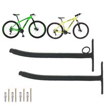 Suporte Horizontal Gancho 2 Bicicletas Revestido Xproshape