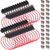 Suporte impermeável em linha Fuse Shimeyao 18 AWG com fusíveis de 7,5 A Suporte impermeável em linha Fuse Shimeyao 18 AWG com fusíveis de 7,5 A