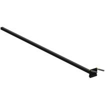 Suporte Inclinação Haste De Refletor Led Parede Fachada Banner Base Inclinada 100 Cm Preto
