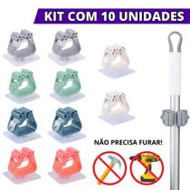 Suporte Individual Para Vassoura Rodo Kit Lavanderia Gancho Organizador - Escolha Seu Kit Suporte Individual Para Vassoura Rodo Kit Lavanderia Gancho Organizador - Escolha Seu Kit