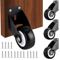 Suporte inferior de porta antiflacidez JOWTAG Gate Wheels, pacote com 4 unidades