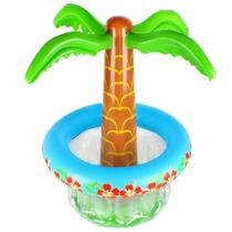 Suporte Inflável Para Bebidas Em Forma De Árvore De Coco, Cooler Para Festa Na Piscina De Verão,