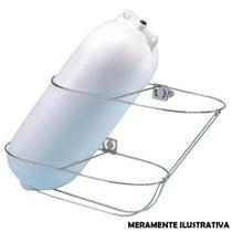 Suporte Inox Duplo Para Defensas 19Cm F1, G2, G3 E G4