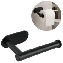 Suporte Inox Porta Papel Higiênico pra Banheiro Preto Suporte Inox Porta Papel Higiênico pra Banheiro Preto