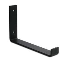 Suporte invertido para prateleira 10cm preto novoletto