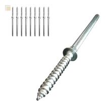 Suporte Invisível Com Bucha Para Prateleira Kit Com 10 Peças