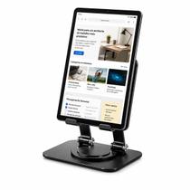 Suporte iPad e Tablet Galaxy Tab Alumínio Universal Giratório Cor:Preto Suporte iPad e Tablet Galaxy Tab Alumínio Universal Giratório Cor:Preto