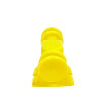 Suporte Isolador p/ BAP 4 Vias Amarelo (50un)