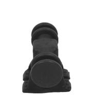 Suporte Isolador p/ BAP 4 Vias Preto (100un)