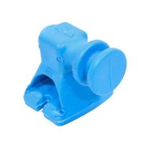 Suporte Isolador para BAP 2 Vias Azul Claro (100un)