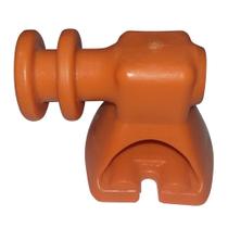 Suporte Isolador TEM Wireless para BAP 2 Vias Laranja Suporte Isolador TEM Wireless para BAP 2 Vias Laranja