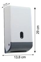 Suporte kai-kai abs papel intercalado bco/cinza - n12