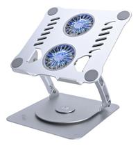 Suporte Kingo V3 P/ Notebook E Macbook Giratorio Com Cooler