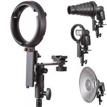Suporte L Flash Speedlight Montagem Bowens Refletores, Suporte L Flash Speedlight Montagem Bowens Refletores,