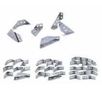 Suporte L Metalico Cantoneira Fixação Moveis Kit 24