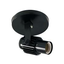 Suporte Lâmpada Spot Aletado Direcionável E-27 Preto Suporte Lâmpada Spot Aletado Direcionável E-27 Preto