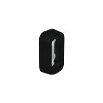 Suporte Lateral Bastão Cabideiro Vesto 28x12mm Acabamento Preto Rometal Suporte Lateral Bastão Cabideiro Vesto 28x12mm Acabamento Preto Rometal