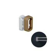 Suporte Lateral Champanhe Claro Para Cabideiro Vesto Rm282 Rometal Suporte Lateral Champanhe Claro Para Cabideiro Vesto Rm282 Rometal