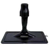 Suporte LIMPA TUDO Base Articulada LT Giro 360 Grau Para Fibra Limpeza Encaixe Ajustável Piso Parede Cantos Versão:Preto