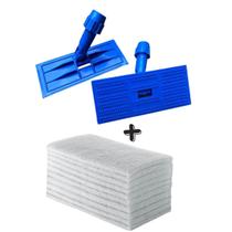 Suporte Lt Limpa Tudo Azulejo Parede Com 10 Fibras Brancas
