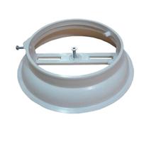 Suporte Luminária Plafon Plástico Branco sem Soquete - Luconi