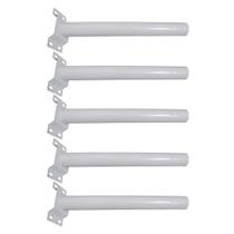 Suporte Luminaria Solar Barra Poste Aço Rua Quintal Jardim Kit 5 Unidades Suporte Luminaria Solar Barra Poste Aço Rua Quintal Jardim Kit 5 Unidades