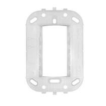 Suporte Lunare para Três Módulos 4x2cm Branco - Scheneider