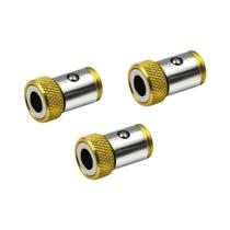 Suporte Magnético Anticorrosão Para Bits 3PCS, Magnetizador De Anel Para Chave De Fenda Elétrica,