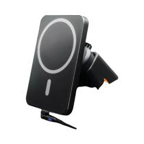 Suporte Magnético de Carregador de Carro Sem Fio Rápido 15W para iPhone 15/14/13 Pro Max