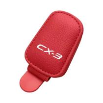 Suporte Magnético De Couro Para Óculos De Sol Para Mazda CX-3, Protetores De Sol E Bilhetes