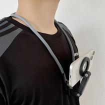 Suporte Magnético De Pescoço Mãos-Livres Para iPhone E GoPro - Bastão De Selfie E Tripé Vestível