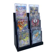 Suporte magnético EnderToys Trading Card Display, pacote com 2 unidades, preto Suporte magnético EnderToys Trading Card Display, pacote com 2 unidades, preto