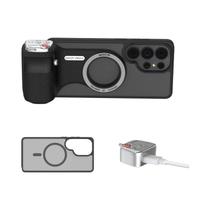 Suporte Magnético Para Câmera Galaxy S26 Ultra Com Controle Remoto Destacável E Capa Compatível Para Suporte Magnético Para Câmera Galaxy S26 Ultra Com Controle Remoto Destacável E Capa Compatível Para