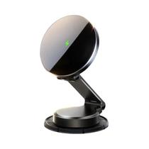 Suporte Magnético Para Carro Com Carregamento Sem Fio De 15W 360 graus Suporte De Telefone Rotativo E Suporte Magnético Para Carro Com Carregamento Sem Fio De 15W 360 graus Suporte De Telefone Rotativo E