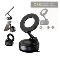 Suporte Magnético para Celular 360 com Ventosa de Sucção e Base a Vácuo XLS X68