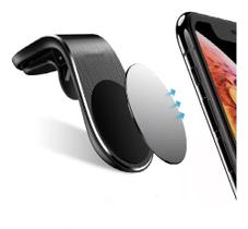 Suporte Magnetico Para Celular Automotivo Premium Aluminio Discreto
