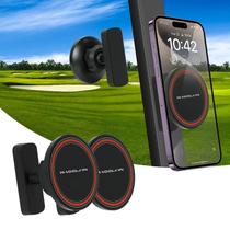 Suporte magnético para celular para carrinho de golfe, pacote com 2 unidades, compatível com carrinho de golfe Suporte magnético para celular para carrinho de golfe, pacote com 2 unidades, compatível com carrinho de golfe