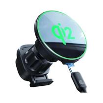 Suporte Magnético Para Celular Qi2 Com Carregador Wireless De 15W Para Ventilação E Painel De