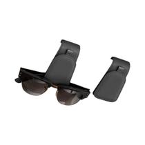 Suporte Magnético Para Óculos De Sol Em Tecido De Camurça Preto Para Visor De Carro Tesla Model Y 3,